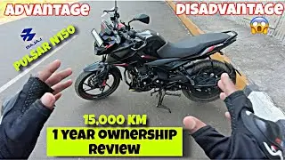 BAJAJ PULSAR N150 || 1 YEAR OWNERSHIP REVIEW 🤯|| ADVANTAGE & DISADVANTAGE