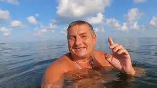 #Анапа. Сегодня 29.06.2023. Чёрное море. Пирс пляжа «Высокий Берег». Утро 7.00. Воздух 25. Море 24.