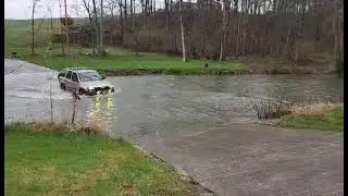 Little Creek Crossing in the rain