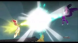 Sunset Shimmer vs. Twilight (fighting scene)