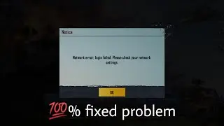 Pubg Network Error Login Failed Please Check Your Network Settings Problem Solved