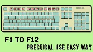 The Best use of FUNCTION KEYS || Use of function key F1 to F12 || Functional Keys Keyboard
