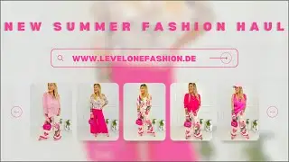 Italienische Fashion für die Frau - Mode perfekt für den Sommer Urlaub - LEVELONE
