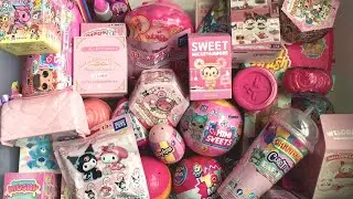 Pink Blind Bags: LOL Mini Sweets, Sanrio Rement, My Little Pony Care Bears, Filly Sailor Moon ✨Ep# 1