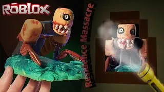 Как слепить монстра из игры Residence Massacre Roblox - ЛЕПИМ ВСЁ