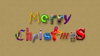 MERRY CHRISTMAS | Photoshop CC 2018
