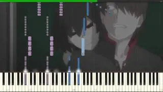 How to play Owarimonogatari OP Decent Black (終物語) Piano Tutorial - Synthesia