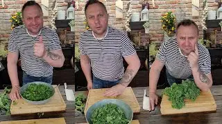 Chrupiąca sałatka z jarmużu / Oddaszfartucha  #shorts