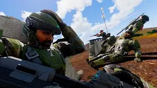 Fighting the Covenant on a Glassed Planet - HALO Arma 3 Operation