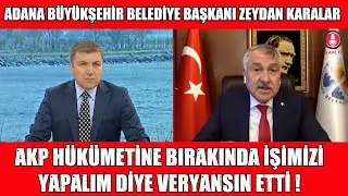 He protested against the AKP government by saying, 