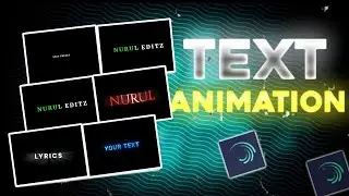 Top 10 alight motion text animation presets | XML text | text alight motion preset download free