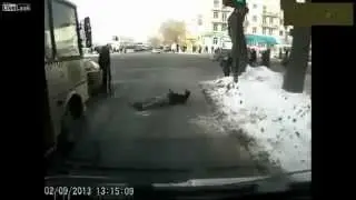 Road rage in russia fight on the road