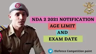 NDA 2 2021 notification|nda 2 2021 age limit|Nda 2 2021 exam date|Vivek Yadav