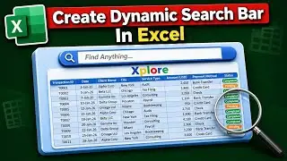 How to Create a Google-Style Dynamic Search Bar in Excel to Find Anything Instantly (No VBA)