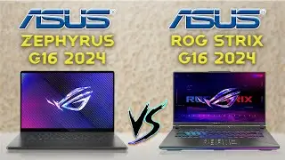 ASUS ROG Zephyrus G16 2024 vs ROG Strix G16 2024 | Best ASUS ROG Gaming Laptops | Tech compare