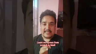 Wordpress for beginners #learn