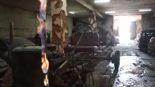 Проект Hot Rod Bus — огонь из труб, все по канонам хот родинга