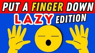 Put A Finger Down If Lazy Edition🫣🤣 | Put A Finger Down Quiz TikTok @Pointandprove