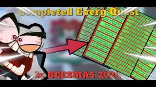I COMPLETED ALL The Quests In Beesmas of 2024!!! (Bee Swarm Simulator)