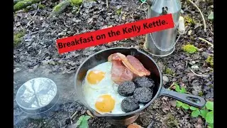 Bacon n eggs on the Kelly Kettle hobo stove | trekker kit