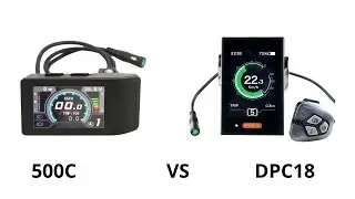 Comparatif écran BAFANG 500c vs DPC18