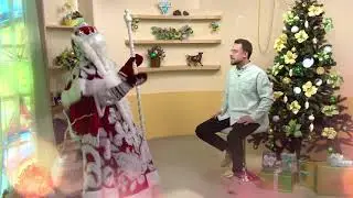 Дед Мороз в гостях у телекомпании 