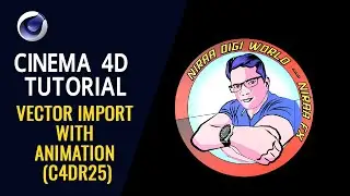 Vector Import With Animation (C4DR25) - Cinema 4D Tutorial