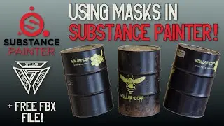 Using Masks in Substance Painter!
