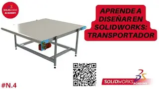 TUTORIAL SOLIDWORKS | #N4 TRANSPORTADOR 😍 | 🖥️TUTORIAL DISEÑO CAD EN SOLIDWORKS 2021 🏆