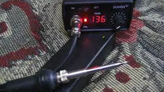 Разогрев паяльника с Hakko T12-K