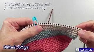 Knit a simple bonnet for 3 month old babies (Beanie for Anika)
