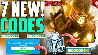 *NEW*ALL WORKING CODES FOR TOILET TOWER DEFENSE - ROBLOX TOILET TOWER DEFENSE CODES