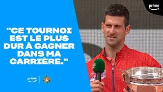 🤩 La réaction de Novak Djokovic après son 23e Grand Chelem