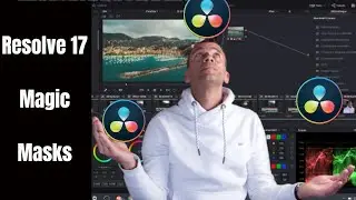 Davinci Resolve 17 : tuto magic masks (resolve 17 studio uniquement)