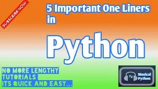 5 Must Know One Liners in Python