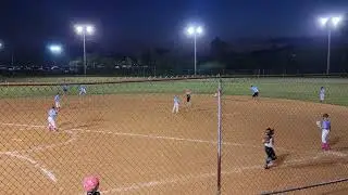 Riley hitting-Team Havoc 8U 9/7/21