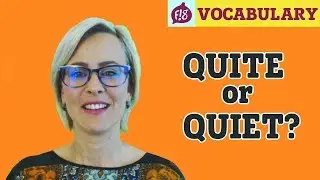 1 perc angol - Quite or quiet?