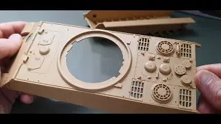 Сборка модели танка Королевский Тигр с башней Порше. Tamiya 1/35. 2 серия.