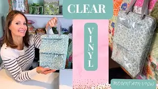 ✅ Master this Clear Vinyl Technique!!//ASMR sewing//Free Tote Pattern