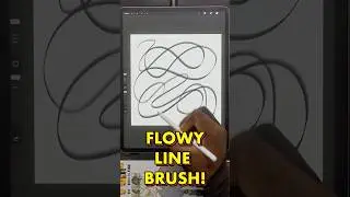 How to make your own Flowy Line Brush in Procreate!