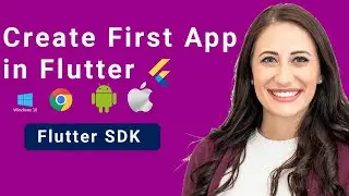 How to create First App in Flutter | Flutter Windows