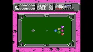 Lunar Pool (NES) - Stage 1