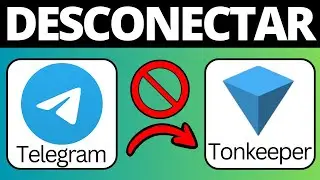 Cómo desconectar Tonkeeper de la billetera de Telegram
