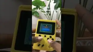 My childhood is back! 🥳 | Retro Portable Mini Handheld Video Console from AliExpress #shorts