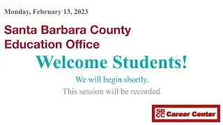 Santa Barbara County Education Office - Information Session