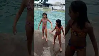 desafio na piscina no sitio com minha prima