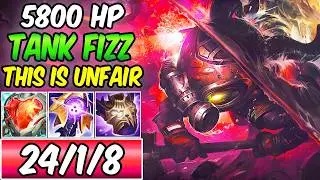 HEARTSTEEL TANK FIZZ IS SO BROKEN - 5800 HP - New Build & Runes