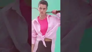 Спортивный образ с топом и легинсами MiNiMi Fresh 
