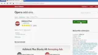 How to download adblock for Opera New