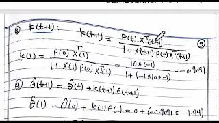 Identification Sheet 6 Part 2: Problem 3 Answer | RLS Problem Answer